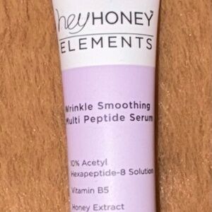 Hey Honey Elements Wrinkle Smoothing Multi Peptide Serum 8ml .27 Fl Oz